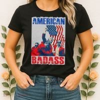 American Trump Badass Women's T-Shirt thumb 2