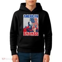 American Trump Badass Kids Hoodie thumb 4