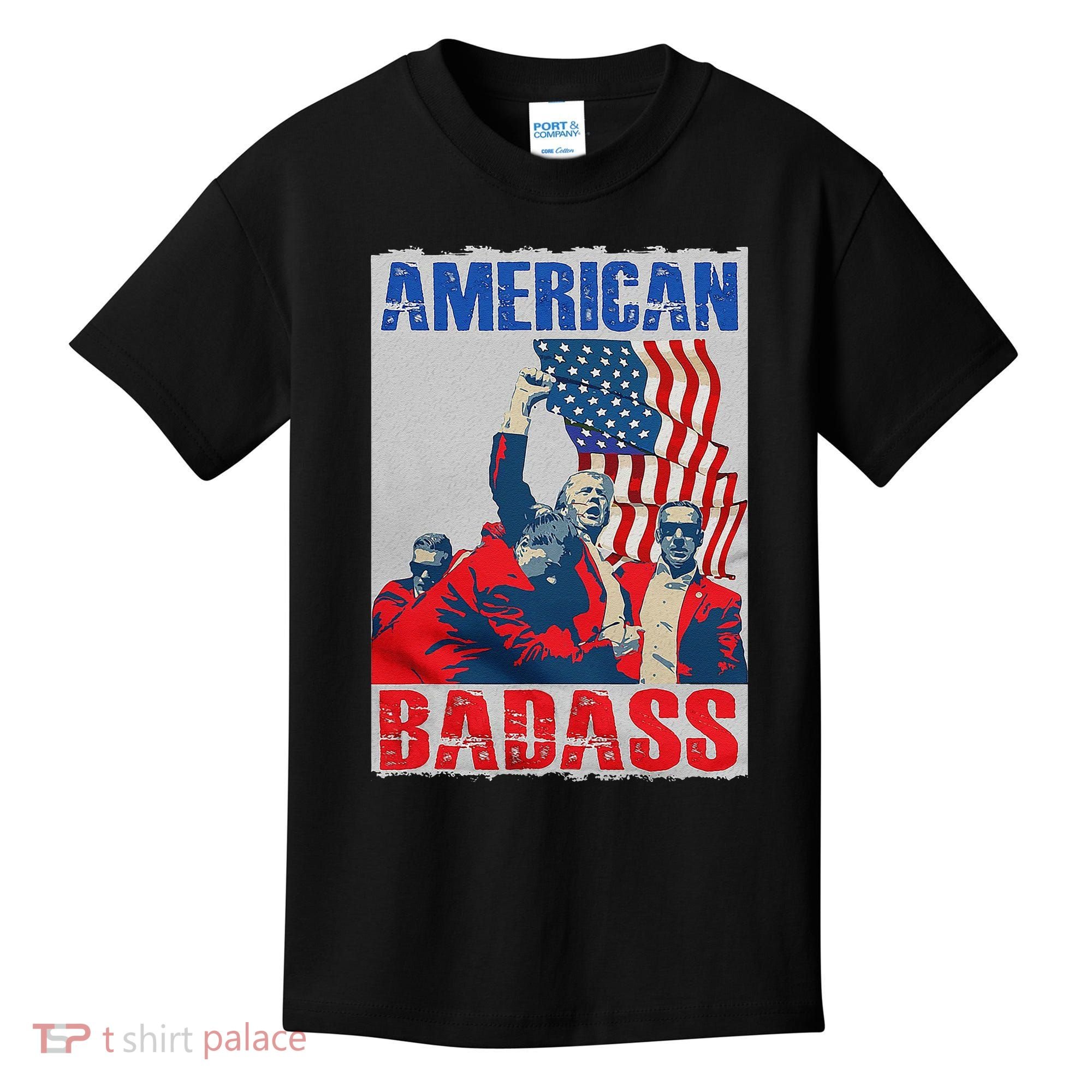 American Trump Badass Kids T-Shirt