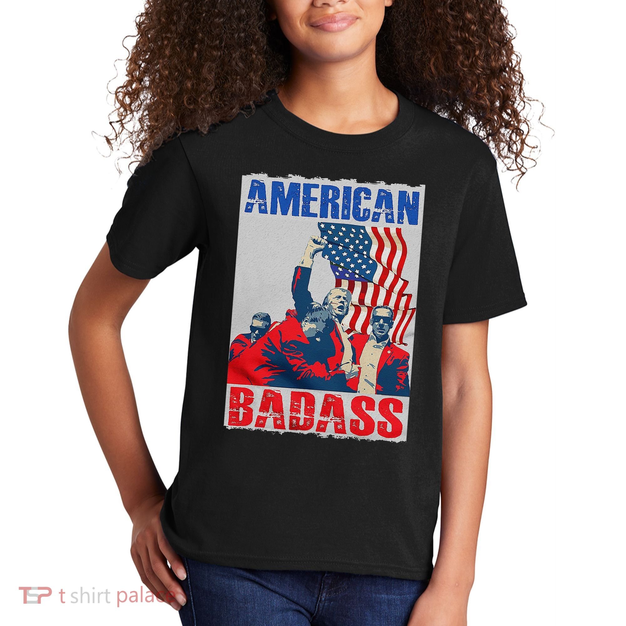 American Trump Badass Kids T-Shirt