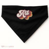Art Teacher Back To School USA-Made Doggie Bandana thumb 0