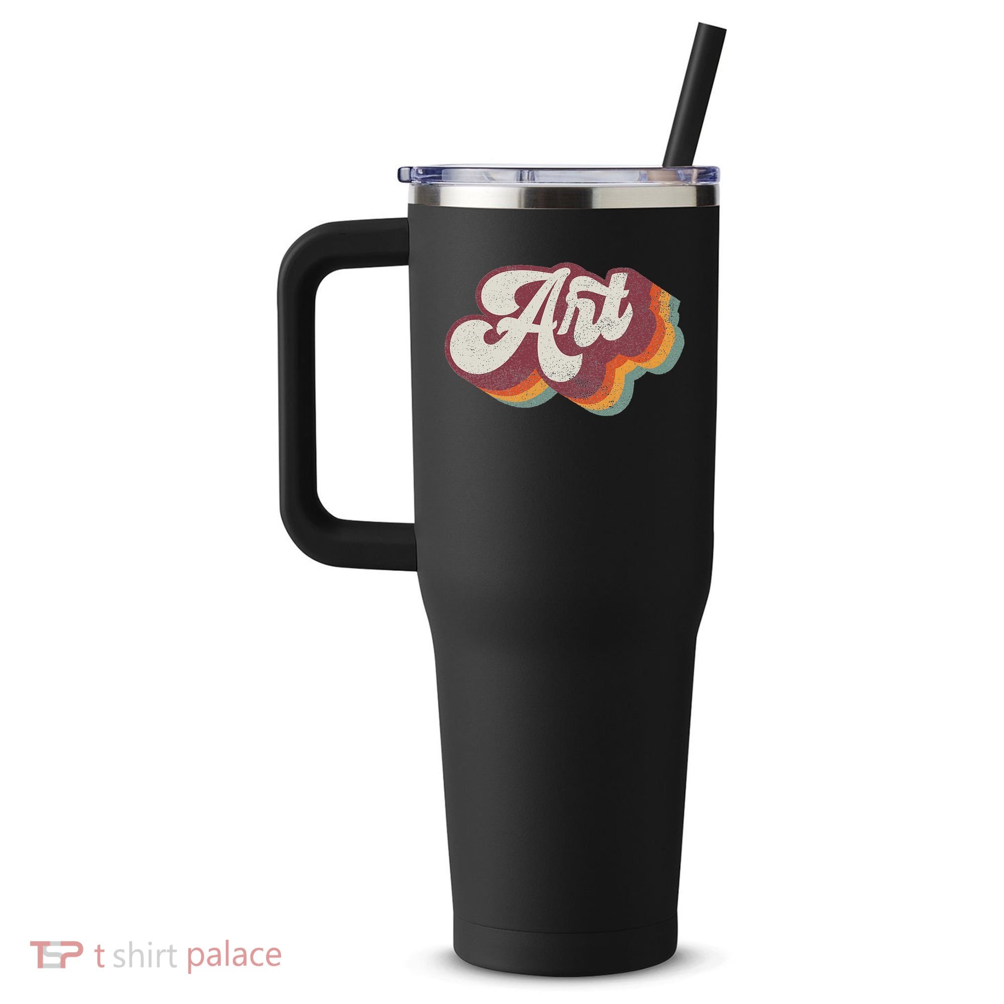 Art Teacher Back To School 40oz Vacuum Insulated Stainless Steel Travel Tumbler