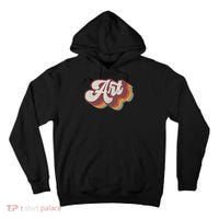 Art Teacher Back To School Tall Hoodie thumb 0