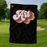 Art Teacher Back To School Golf Towel thumb 1