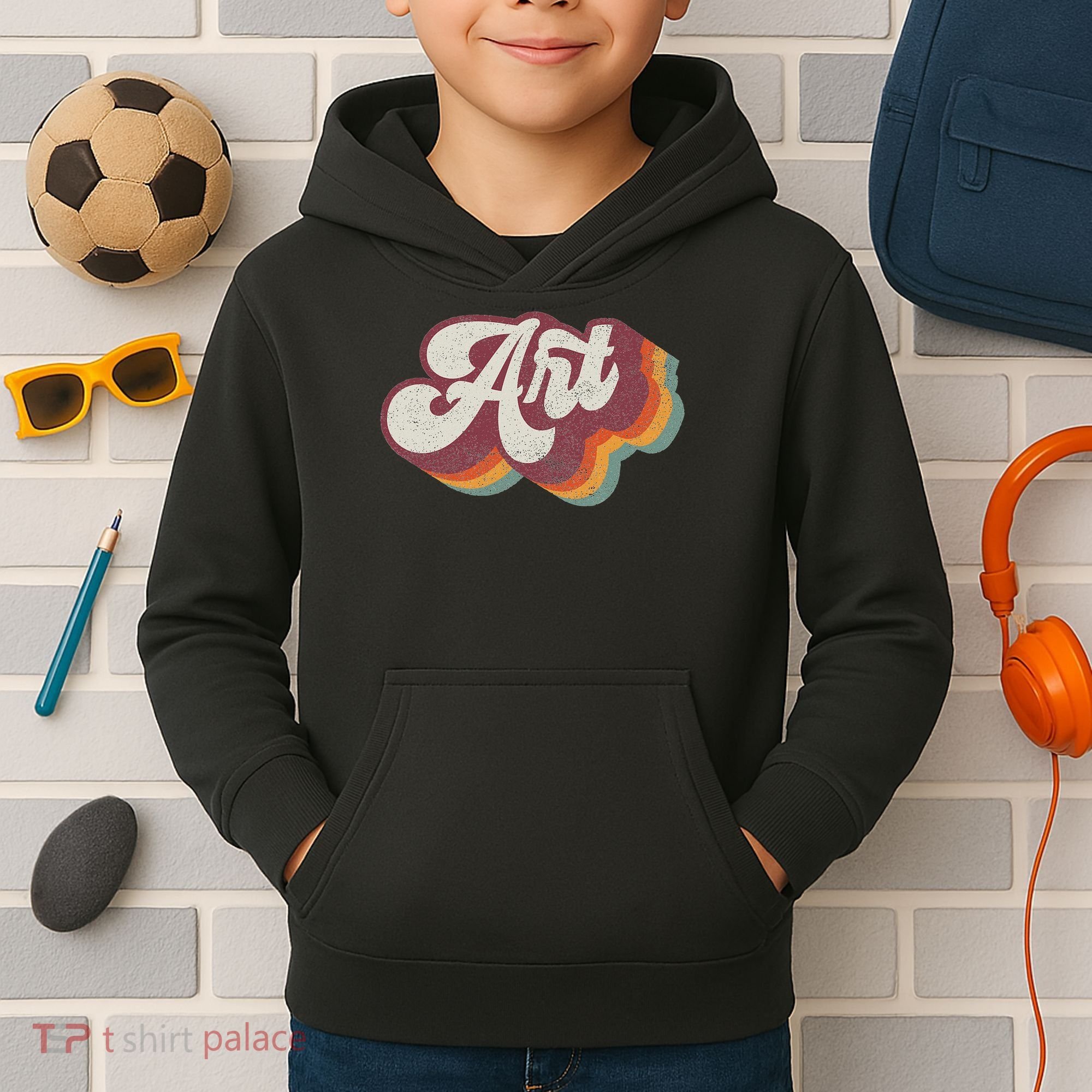 Art Teacher Back To School Kids Hoodie