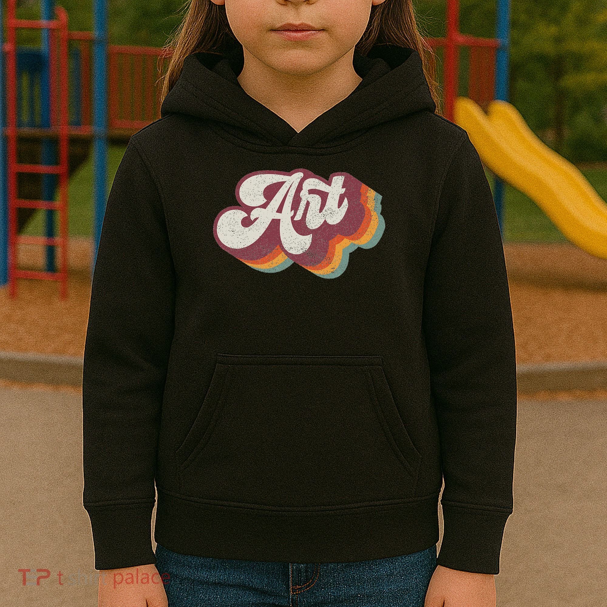 Art Teacher Back To School Kids Hoodie