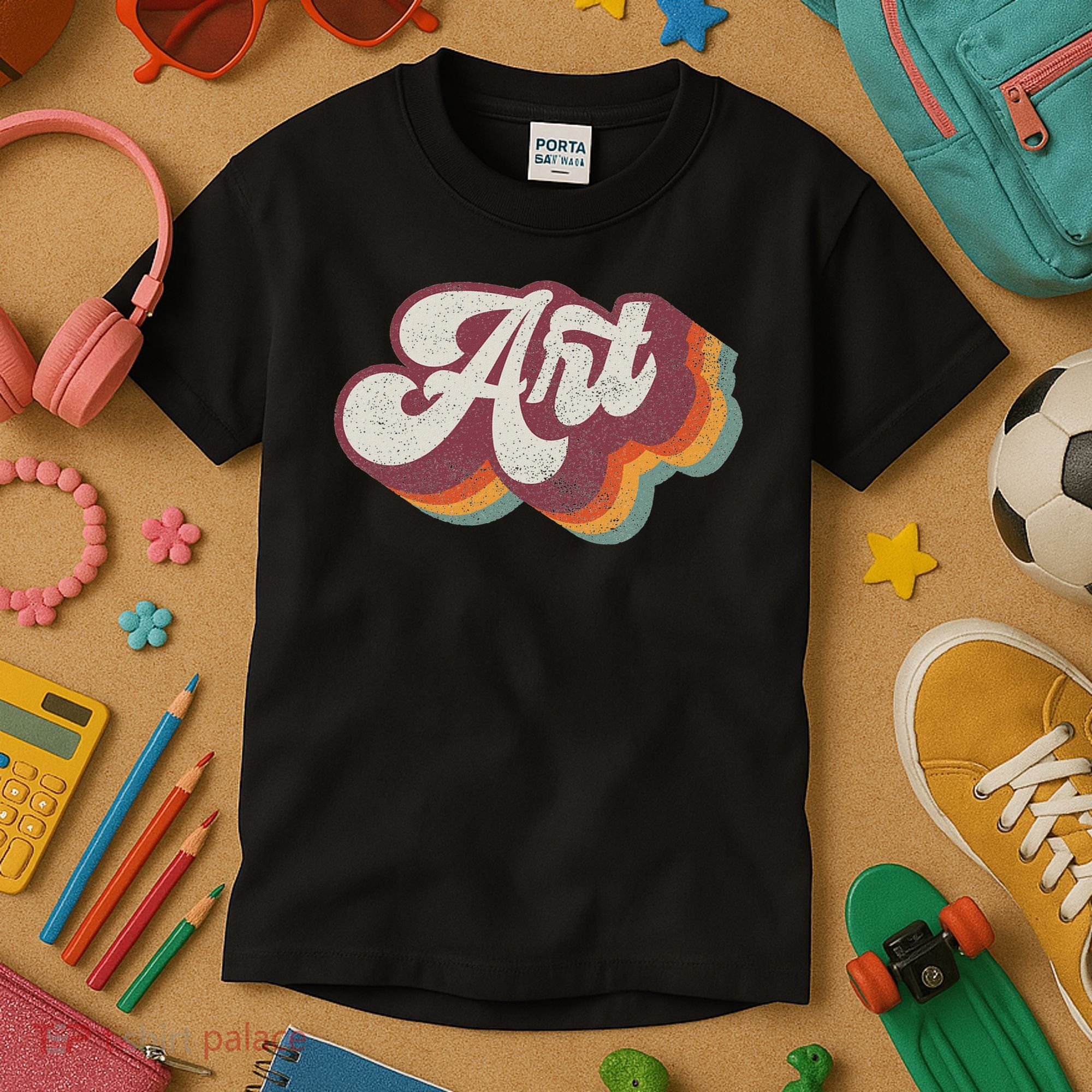Art Teacher Back To School Kids T-Shirt