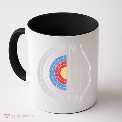 Archery Target Bow And Arrow Archer Retro Vintage Gift Coffee Mug