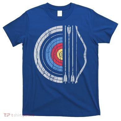 Archery Target Bow And Arrow Archer Retro Vintage Gift T-Shirt