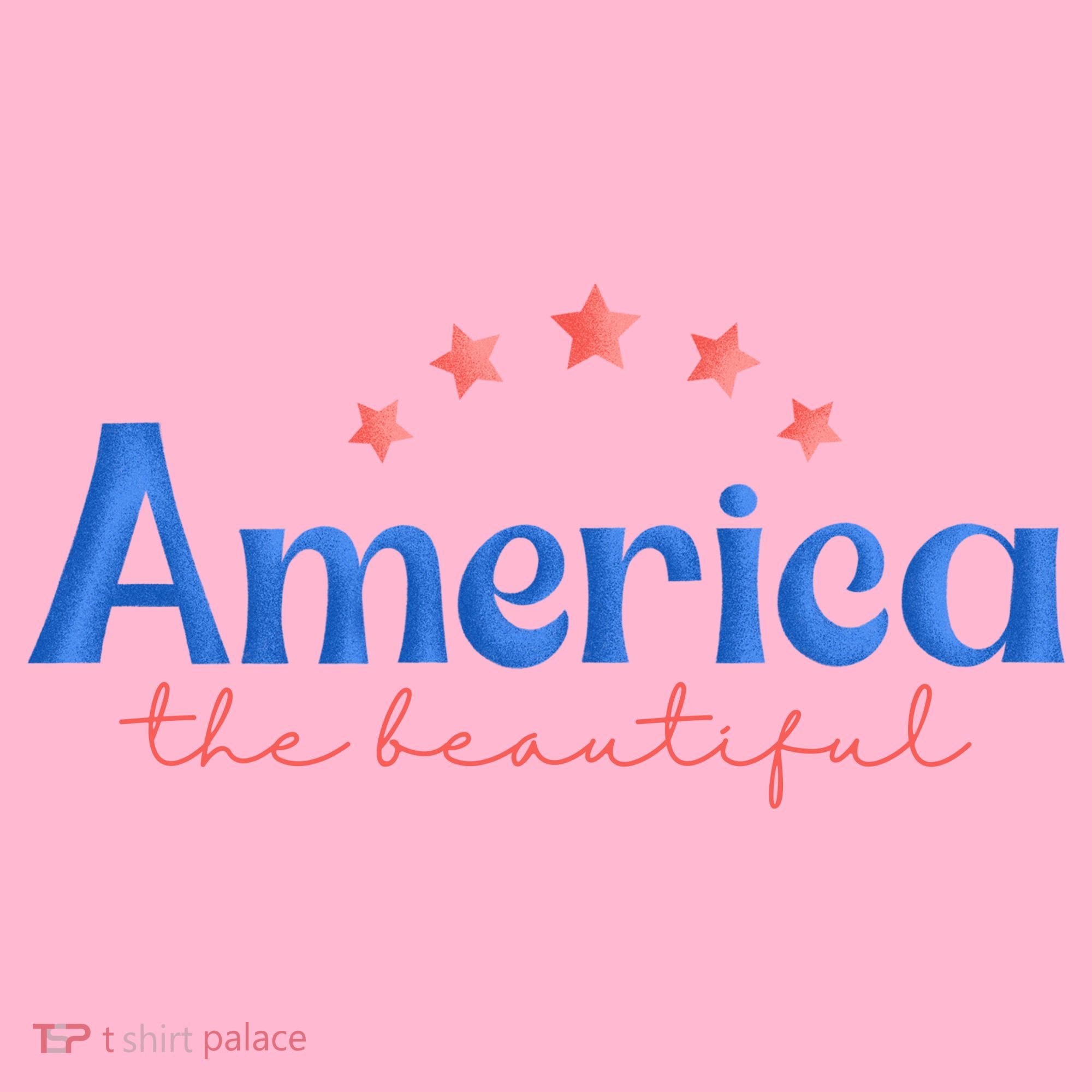 America The Beautiful 4th Of July Star Coaster