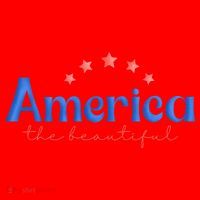 America The Beautiful 4th Of July Star Santa Hat thumb 1