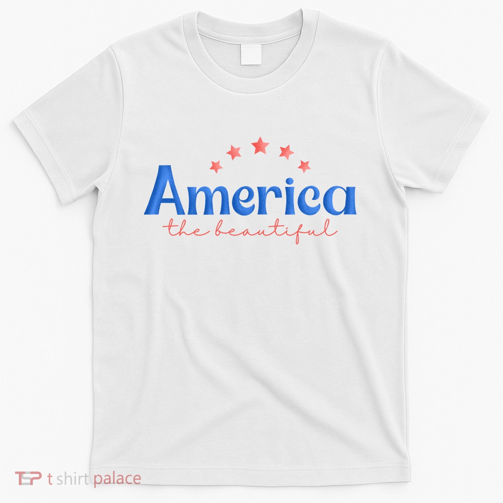 America The Beautiful 4th Of July Star T-Shirt
