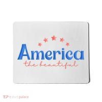 America The Beautiful 4th Of July Star Mousepad thumb 0