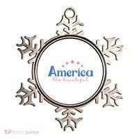 America The Beautiful 4th Of July Star Ornament thumb 0