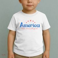 America The Beautiful 4th Of July Star Toddler T-Shirt thumb 2