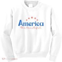 America The Beautiful 4th Of July Star Kids Sweatshirt thumb 0