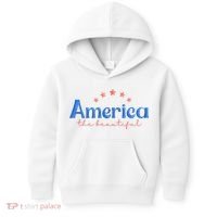 America The Beautiful 4th Of July Star Kids Hoodie thumb 0