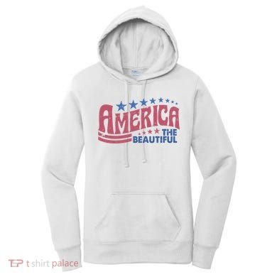America The Beautiful Vintage Women's Hoodie