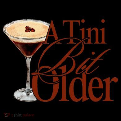 A Tini Bit Older Espresso Martini Birthday A Tiny Bit Older Kids Colorblock Raglan Jersey