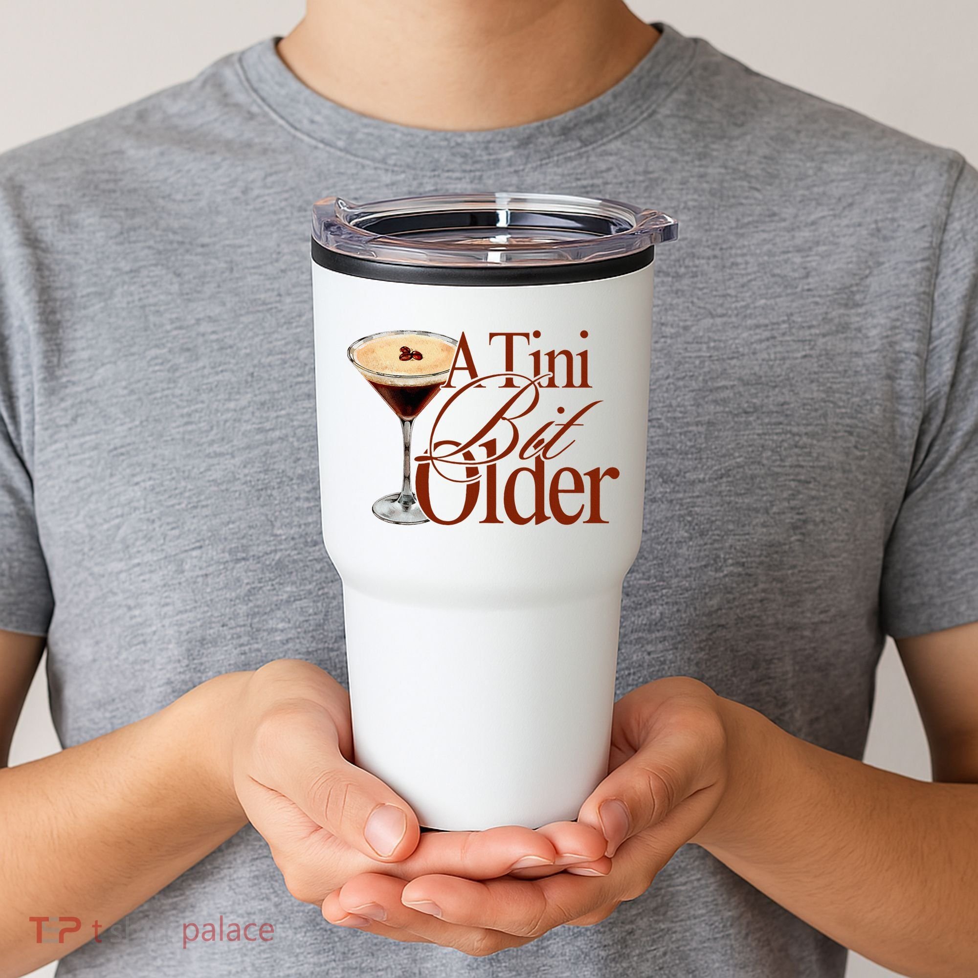 A Tini Bit Older Espresso Martini Birthday A Tiny Bit Older Tumbler