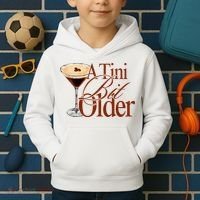 A Tini Bit Older Espresso Martini Birthday A Tiny Bit Older Kids Hoodie thumb 2