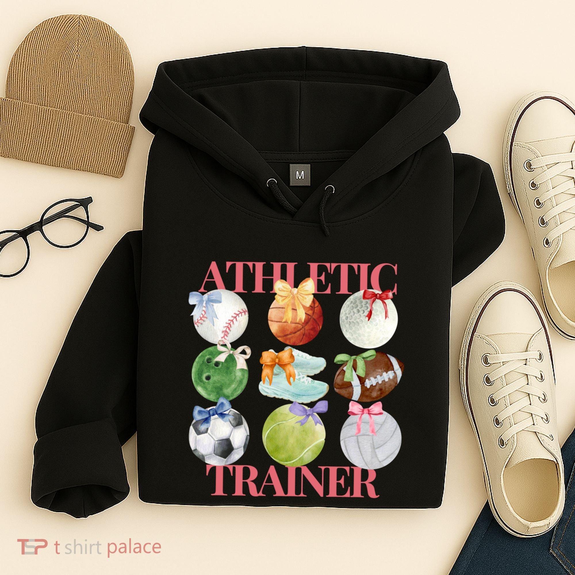 Athletic Trainer Bow Sports Hoodie