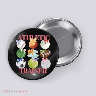 Athletic Trainer Bow Sports Button