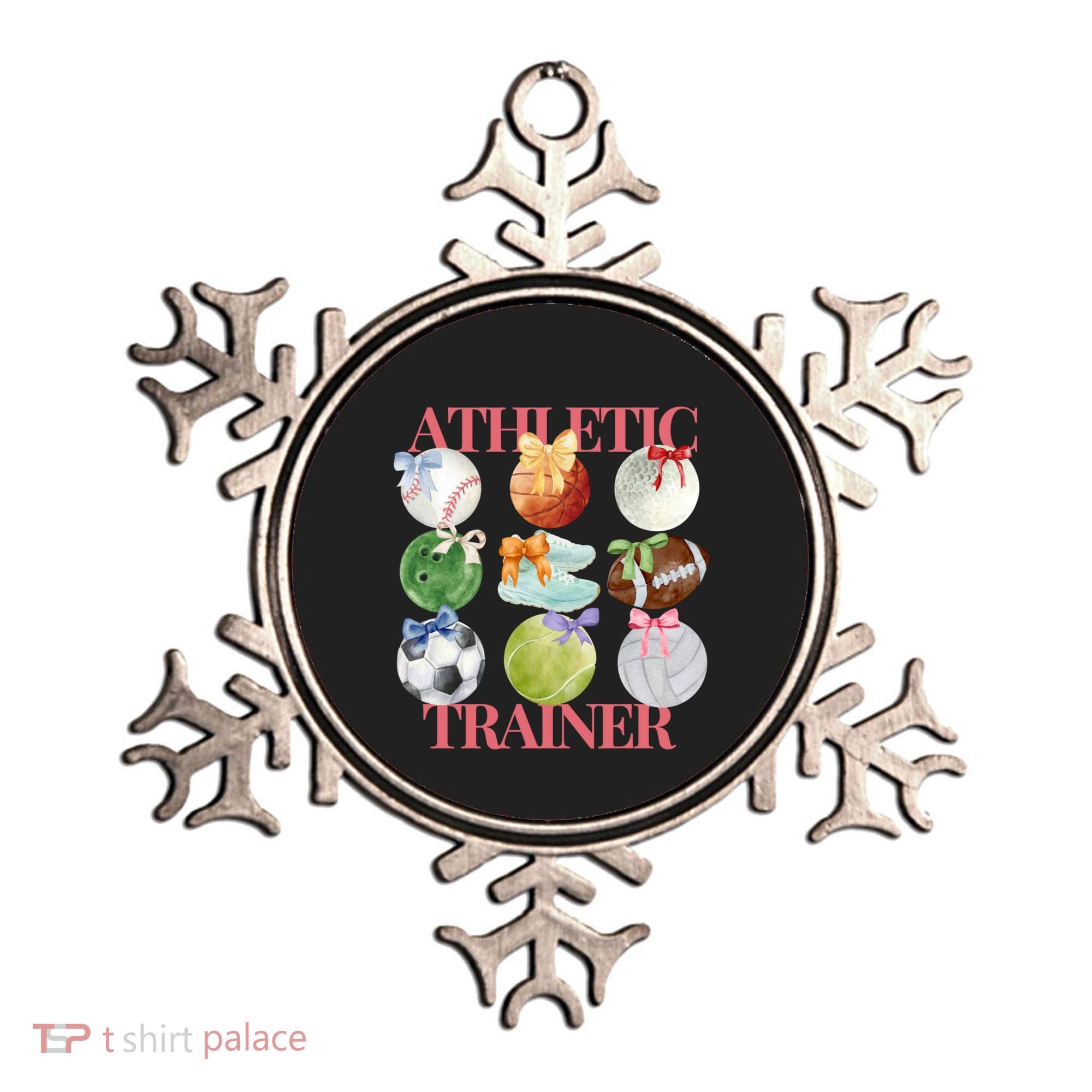 Athletic Trainer Bow Sports Ornament