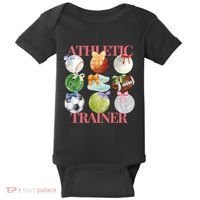Athletic Trainer Bow Sports Baby Bodysuit thumb 0