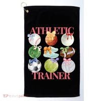 Athletic Trainer Bow Sports Golf Towel thumb 0