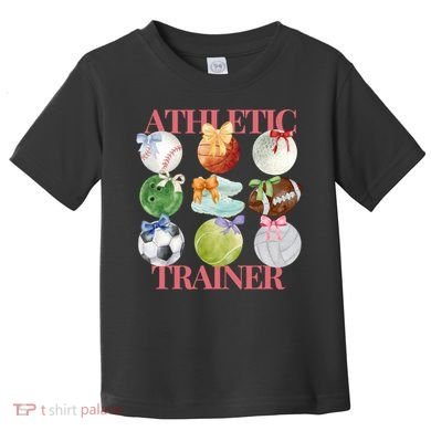 Athletic Trainer Bow Sports Toddler T-Shirt