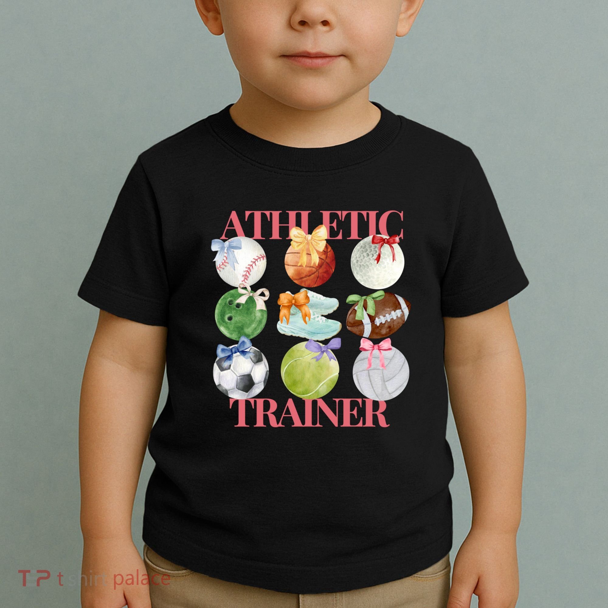 Athletic Trainer Bow Sports Toddler T-Shirt