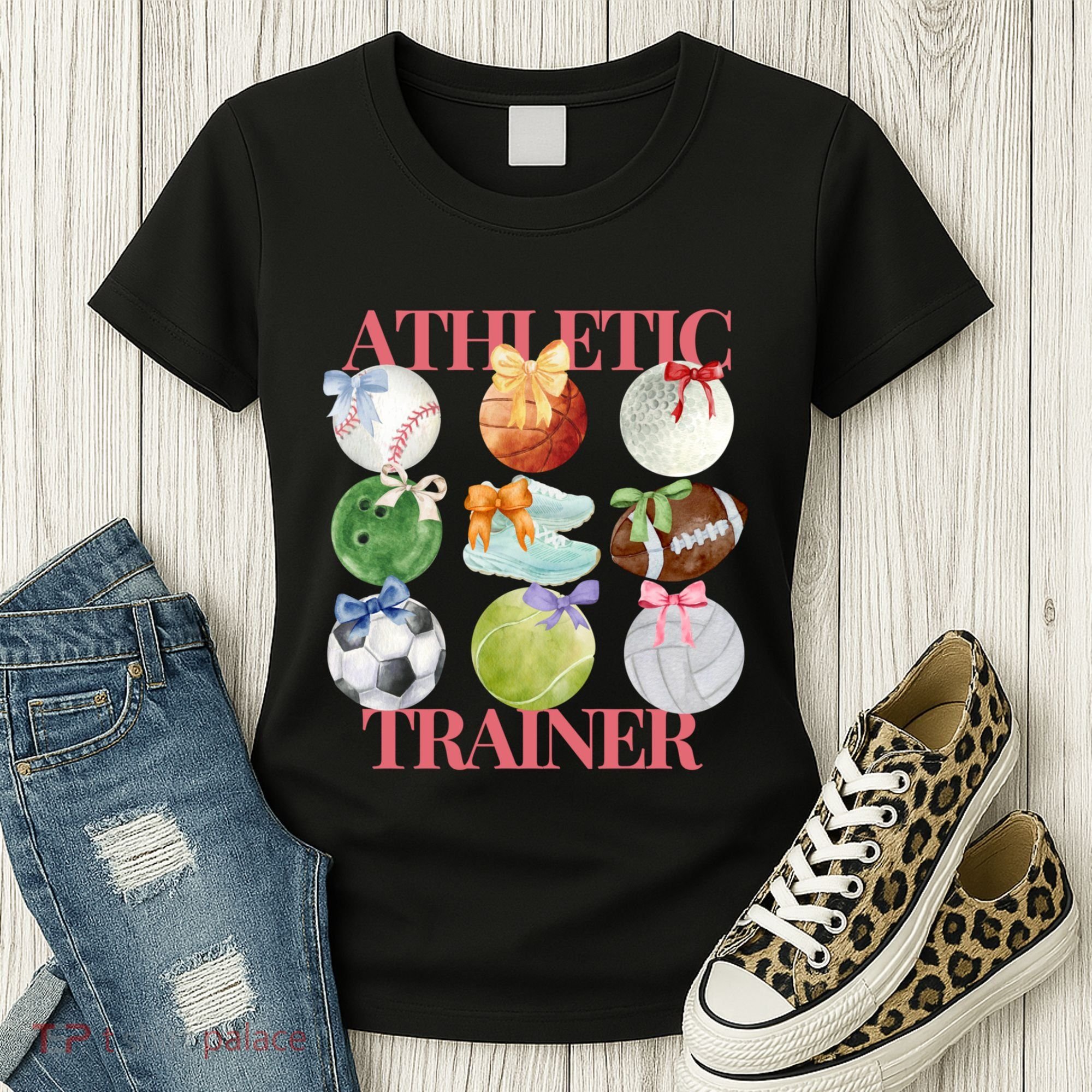 Athletic Trainer Bow Sports Women's T-Shirt