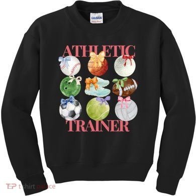 Athletic Trainer Bow Sports Kids Sweatshirt