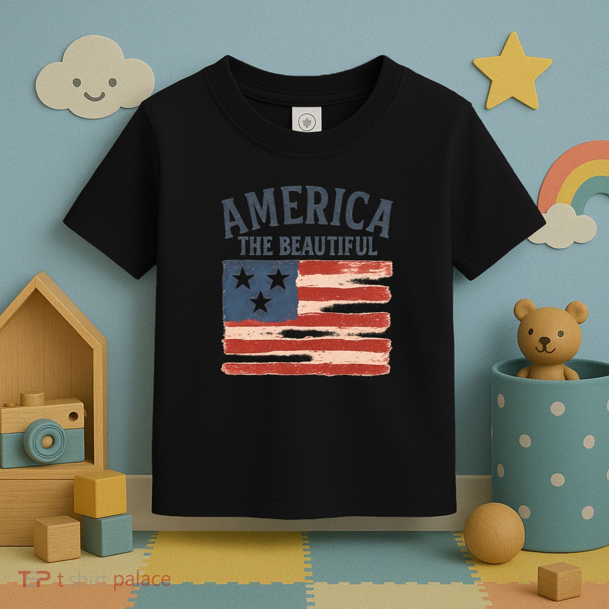 America The Beautiful Toddler T-Shirt