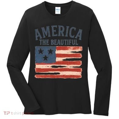 America The Beautiful Women's Long Sleeve Shirt