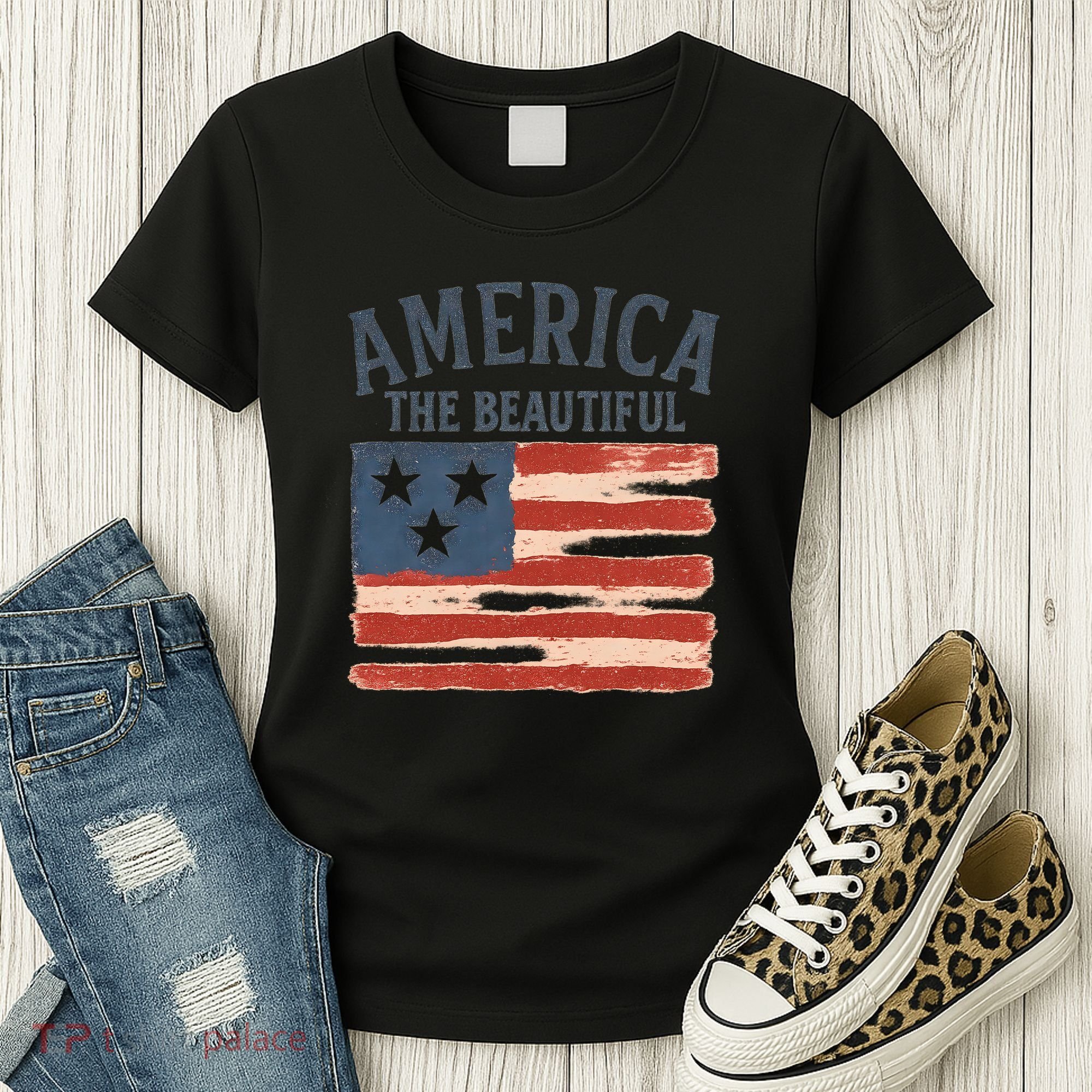 America The Beautiful Women's T-Shirt