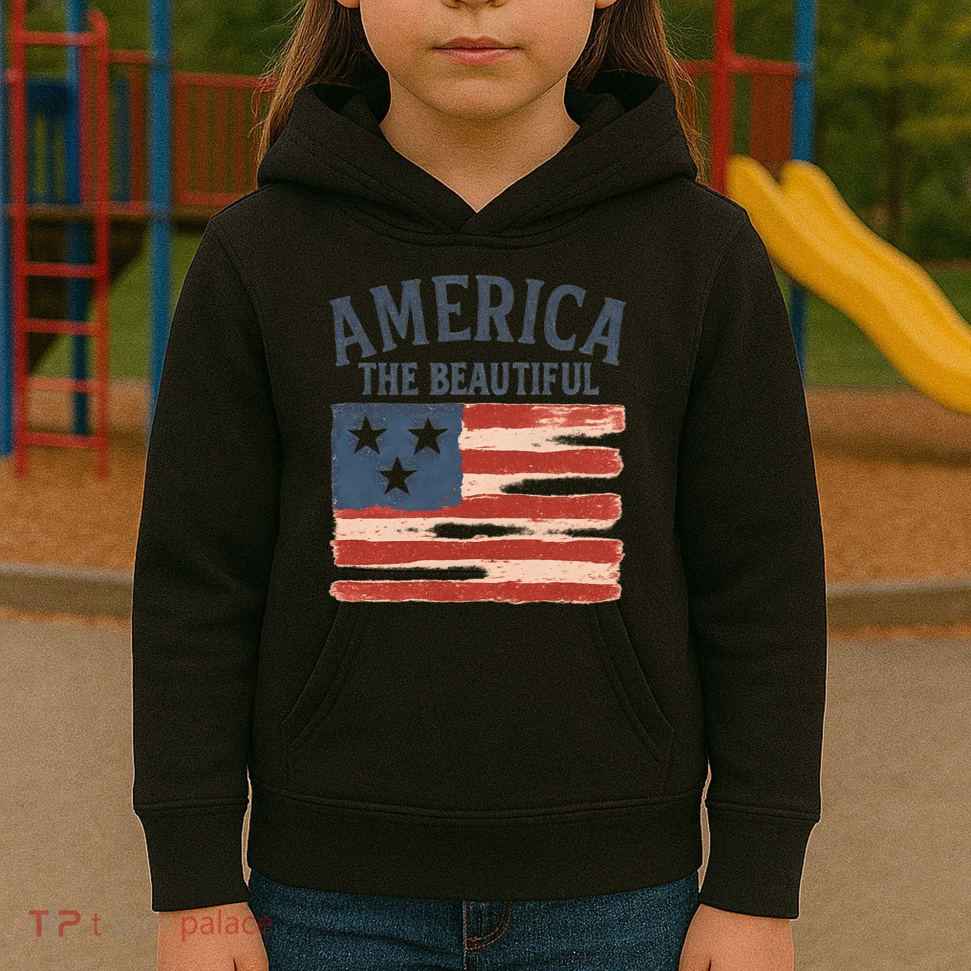 America The Beautiful Kids Hoodie