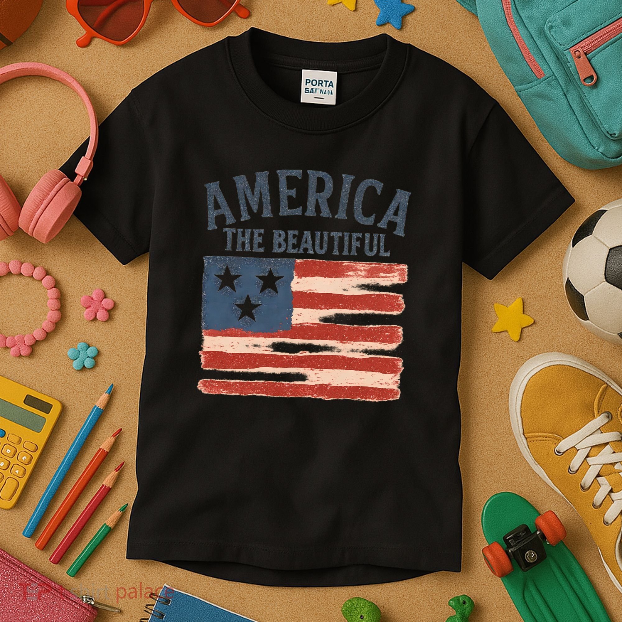 America The Beautiful Kids T-Shirt