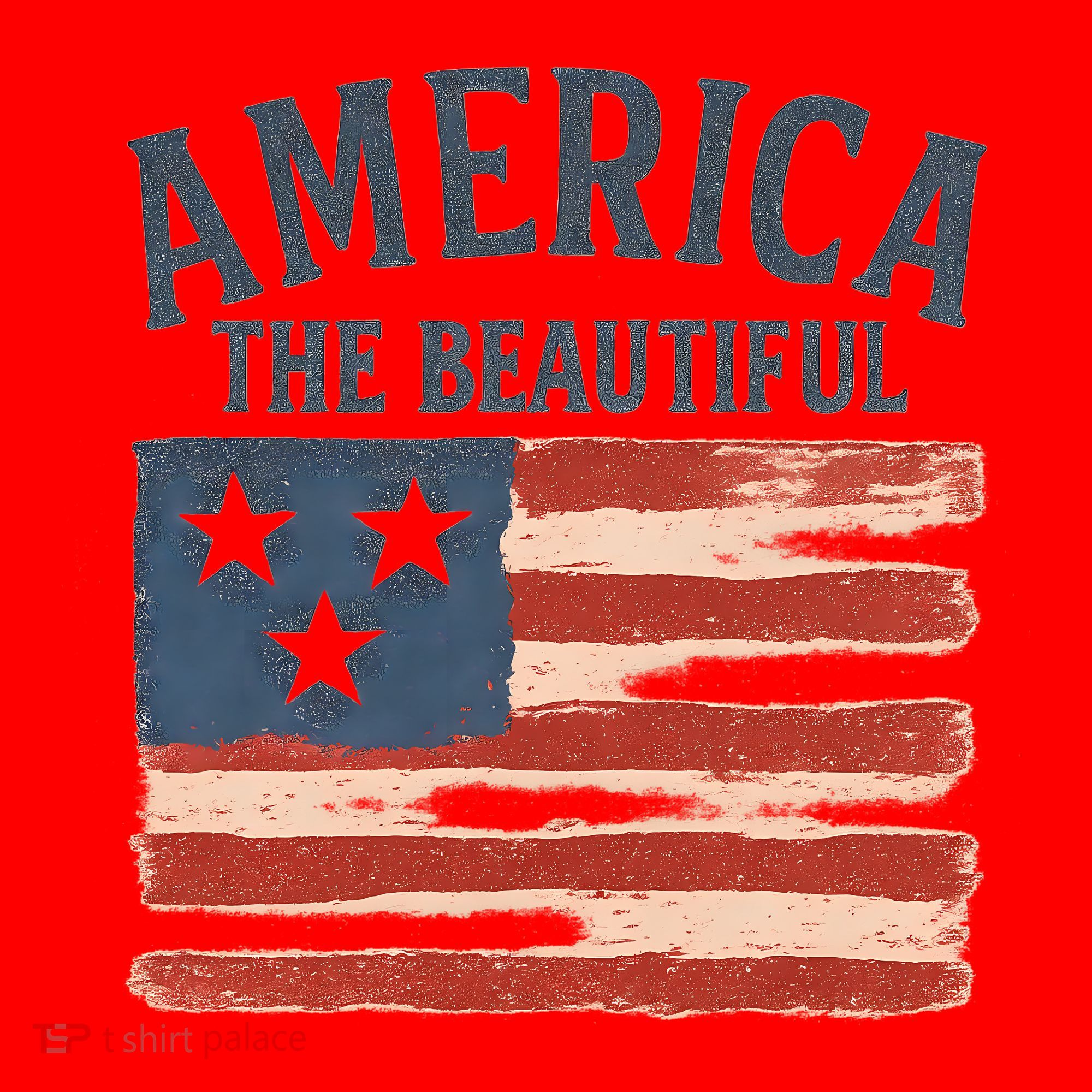 America The Beautiful Santa Hat