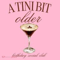 A Tini Bit Older Espresso Martini Birthday Matching Coaster thumb 2