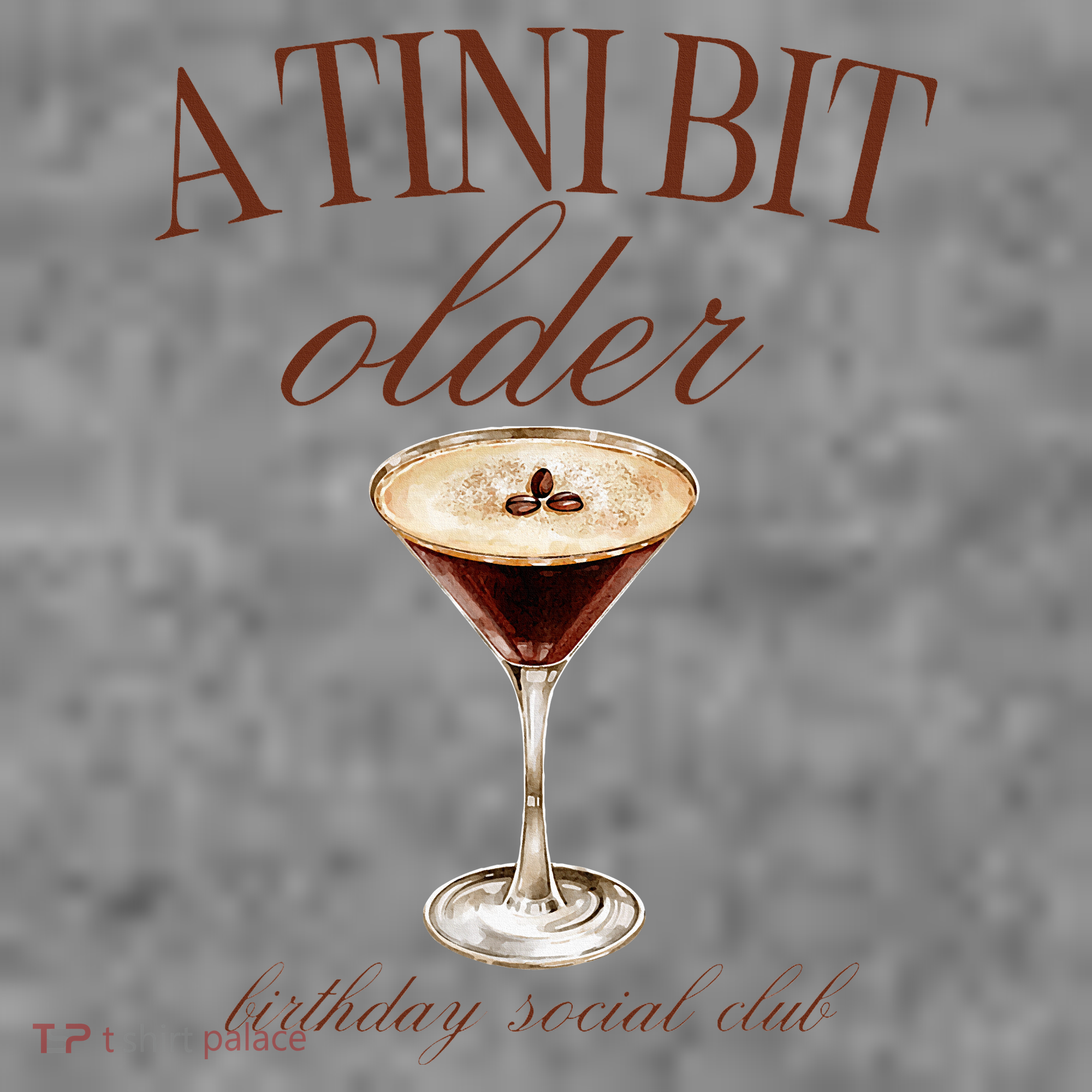 A Tini Bit Older Espresso Martini Birthday Matching Toddler Hoodie