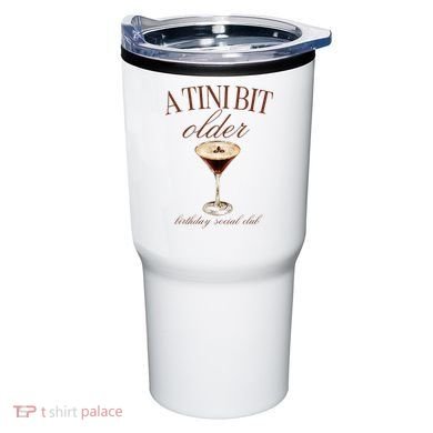 A Tini Bit Older Espresso Martini Birthday Matching Tumbler