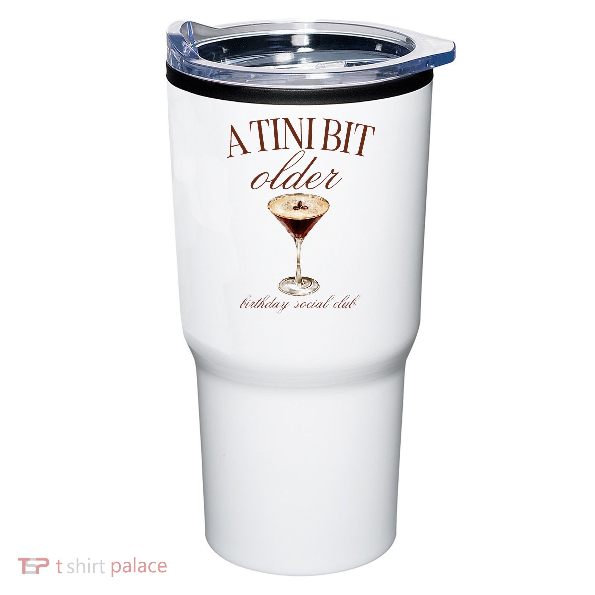 A Tini Bit Older Espresso Martini Birthday Matching Tumbler