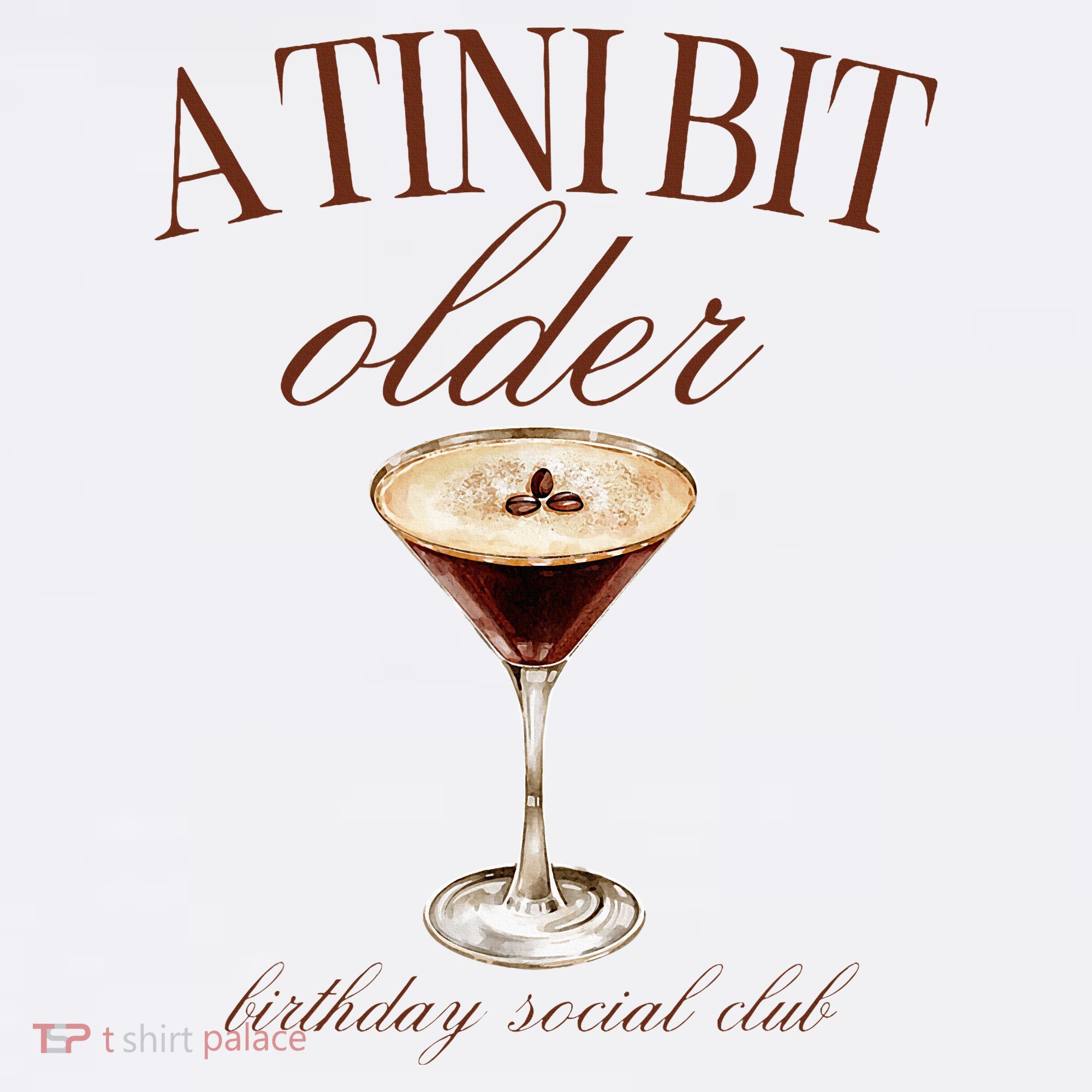 A Tini Bit Older Espresso Martini Birthday Matching Mousepad