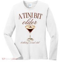 A Tini Bit Older Espresso Martini Birthday Matching Women's Long Sleeve Shirt thumb 0