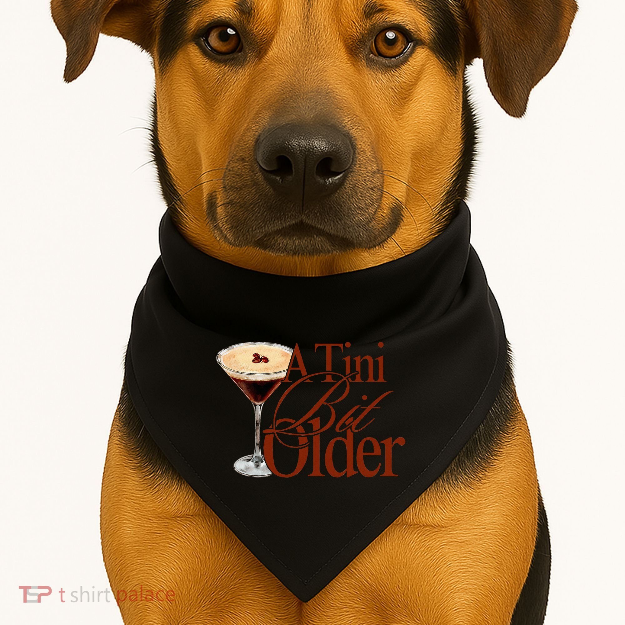 A Tini Bit Older Espresso Martini USA-Made Doggie Bandana