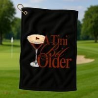 A Tini Bit Older Espresso Martini Golf Towel thumb 1
