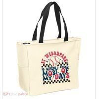 At The Ballpark Is Where I Spend Most Of My Days Tote Bag thumb 2