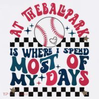 At The Ballpark Is Where I Spend Most Of My Days Sweatshirt thumb 3